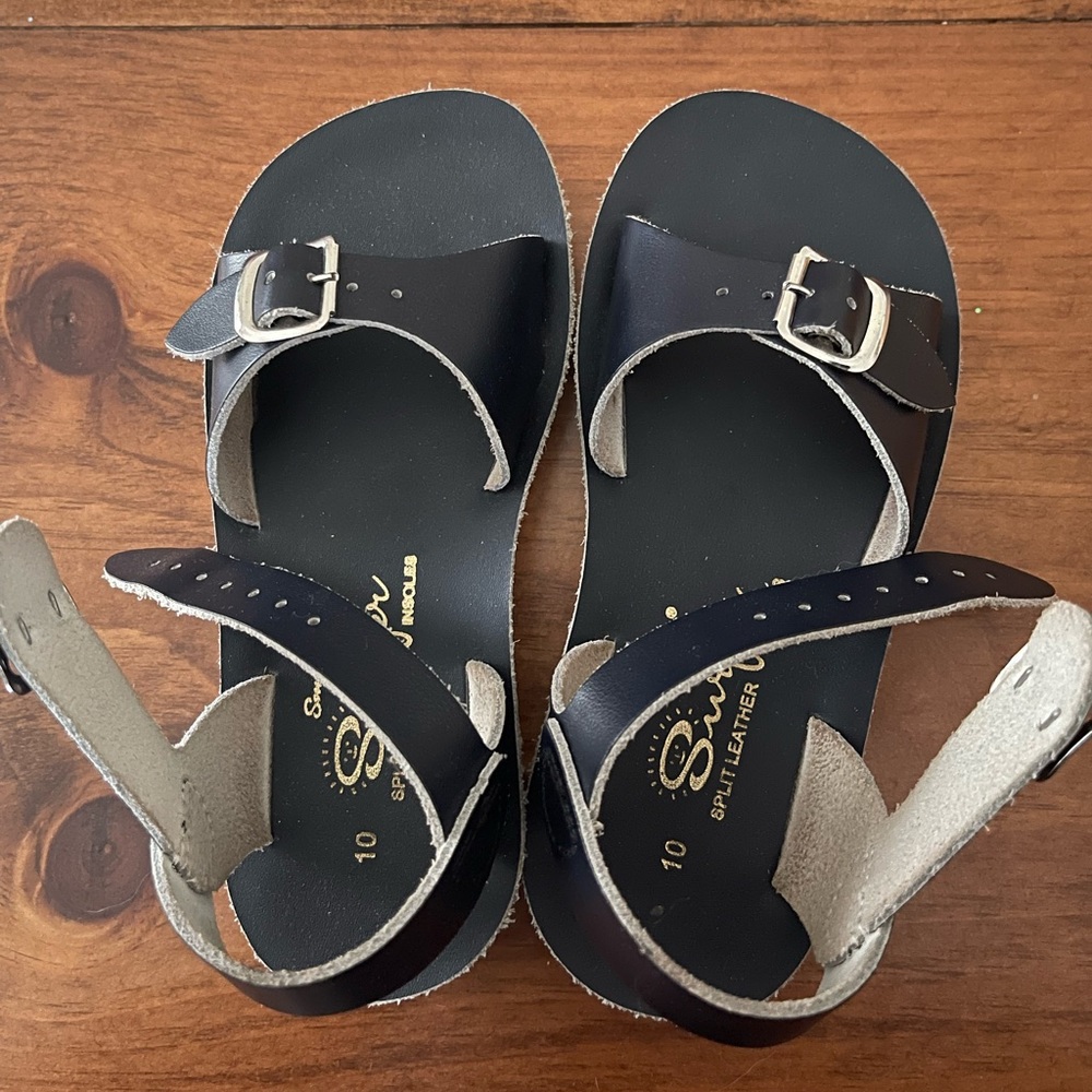 EUC Saltwater Sandals by Hoy Surfer Navy Toddler 10